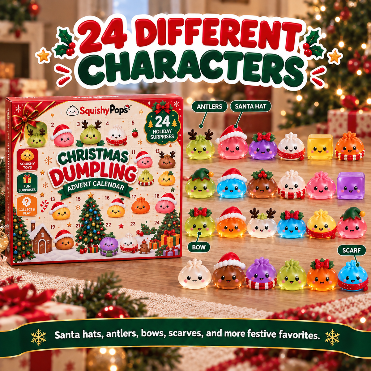 SquishyPops Original Dumpling Advent Calendar