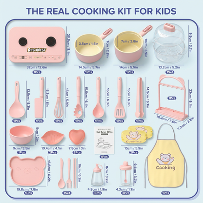 Resonest® Kid's Montessori Cooking Set